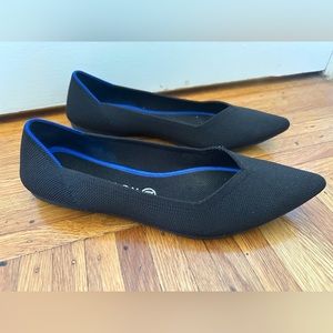 Rothy's The Point Solid Black Size W 11 Classic Neutral